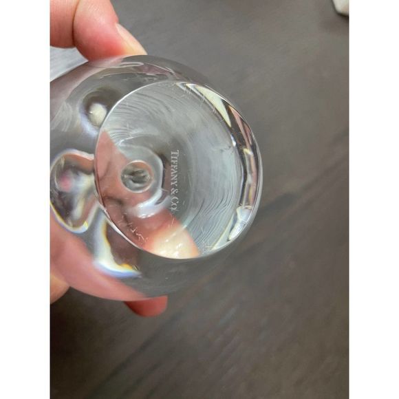 VINTAGE Tiffany & Co Crystal Art Glass paperweight - Picture 6 of 7